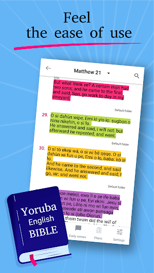 Yoruba English Bible (Bibeli) Screenshot 0