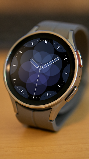 Indigo Bloom Watchface Screenshot 2