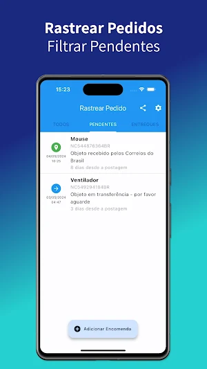 Rastrear Pedido Correios Screenshot 1