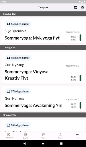 Oslo Yoga Screenshot 3