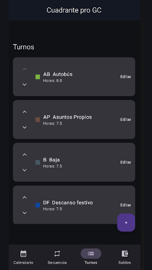 Cuadrante pro GC Screenshot 3