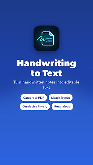 Handwriting to Text Converter Screenshot 0