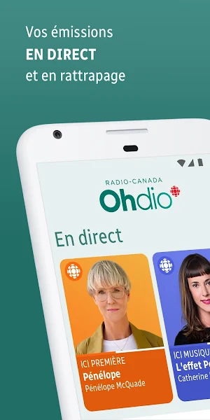 Radio-Canada OHdio Screenshot 0