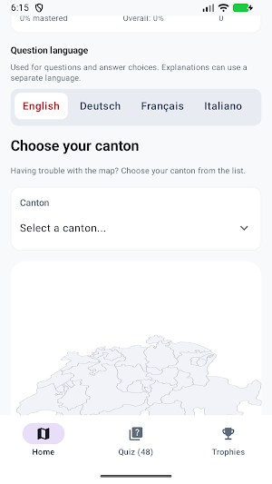 Swiss Citizenship Test 2026 Screenshot 1