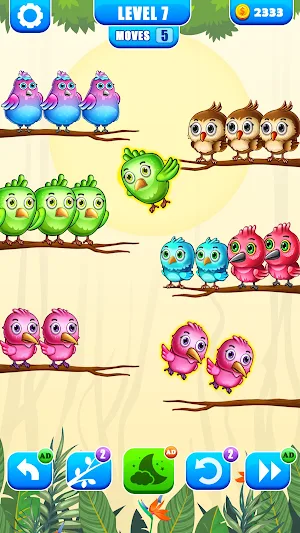 Color Bird Sort - Puzzle Games Screenshot 1