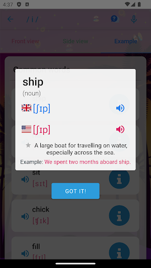 EFL - ESL Pronunciation Screenshot 3