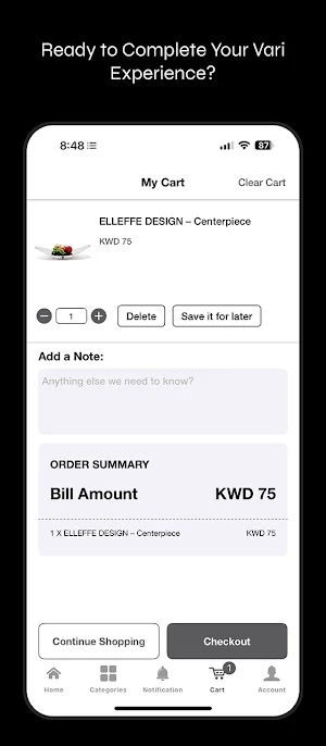 VARI Design Screenshot 2