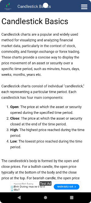 Candlestick Charts Screenshot 2
