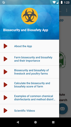 IVRI-Biosecurity and Biosafety(Jaiv Suraksha) App Screenshot 1