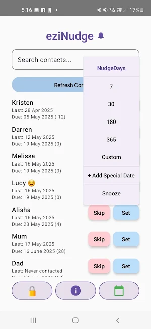 eziNudge Screenshot 1
