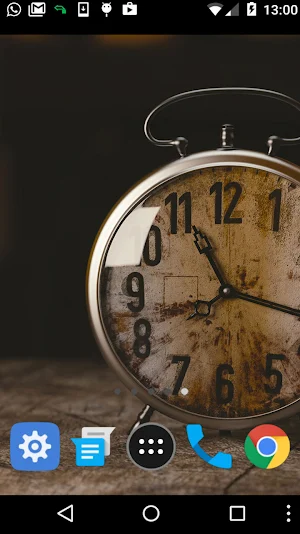analog clock wallpaper Screenshot 1