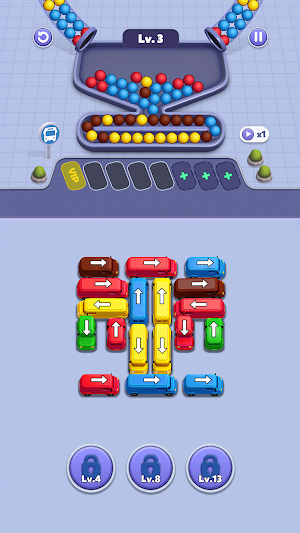 Traffic Drop: Escape Puzzle Screenshot 1
