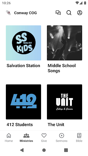Conway Church of God SC Screenshot 1
