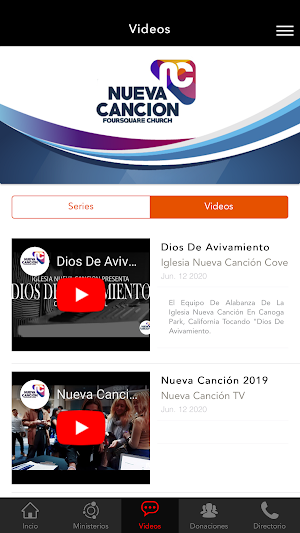 Nueva Canción Church Screenshot 2