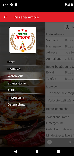 Pizzeria Amore Screenshot 0