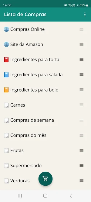 Shopping list Screenshot 0