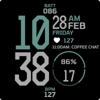 IWF Digital Master watch face
