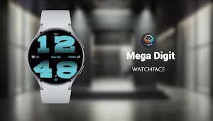 Mega Digit - watch face Screenshot 0