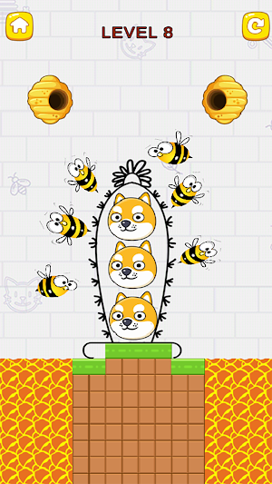 Save the dog: Bee game 3D Screenshot 0
