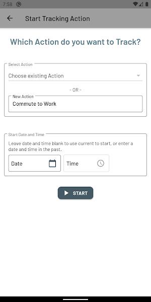 Act-n-Track Screenshot 1