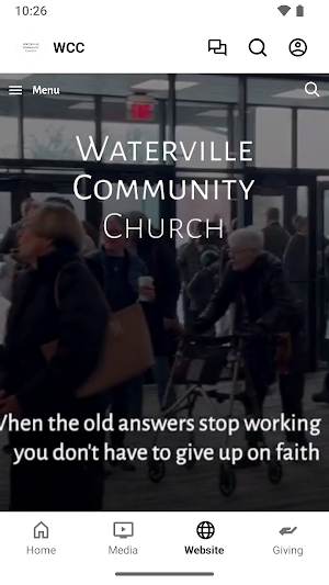 Waterville Community Church Screenshot 1