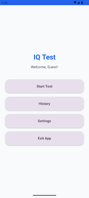 IQ Test Online Screenshot 0