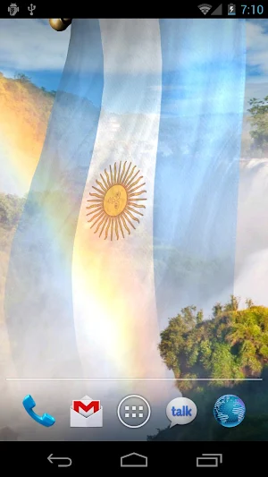 SA Flags Live Wallpaper Screenshot 2