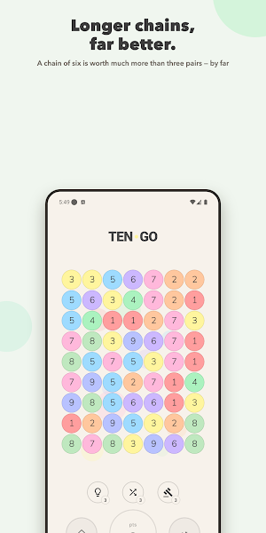 Ten Go: Number Match Puzzle Screenshot 2