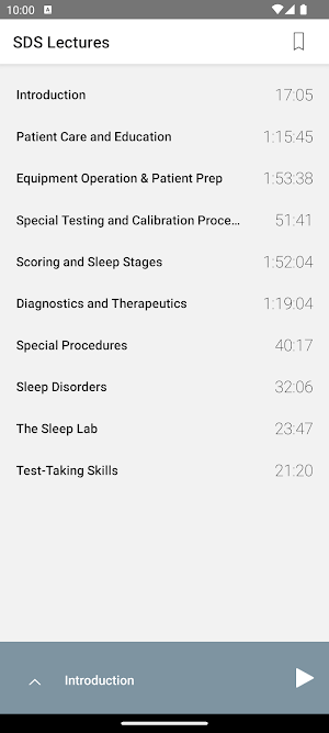 Sleep Tech Audio Lectures Screenshot 0
