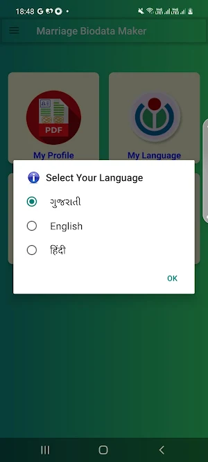 Gujrati Marriage Profile Maker Screenshot 2