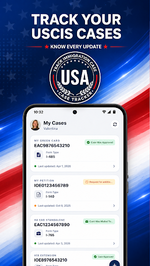 Case Tracker US Immigration Screenshot 0