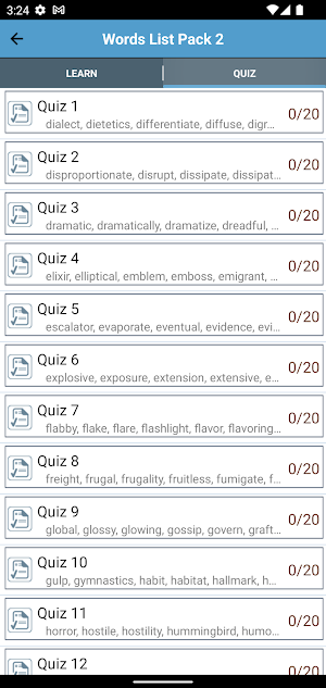 6000 TOEFL Vocabulary Screenshot 2