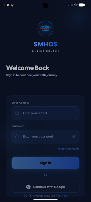 SMHOS Online Church Screenshot 1