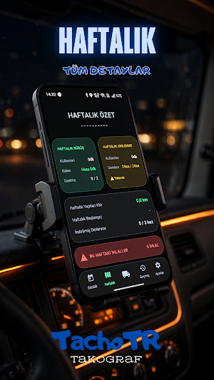 Mobil Takograf - TachoGuardTR Screenshot 3
