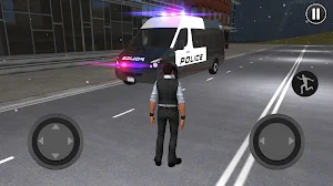 American Police Van Driving: Offline Games No Wifi Screenshot 1