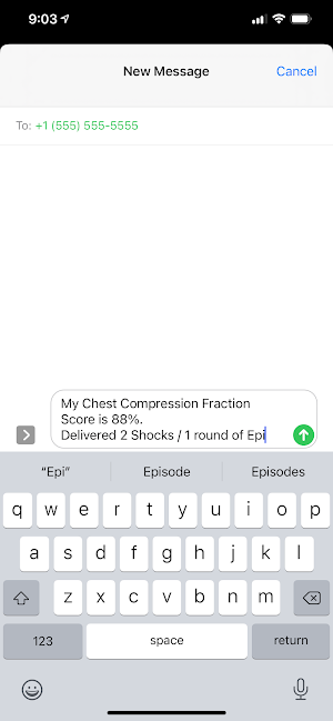 Chest Compression Fraction Timer for CPR Training Screenshot 3