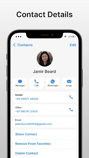 Contacts: Phone Calls & Dialer Screenshot 1