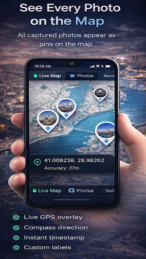 GPS Camera: Photo Location Map Screenshot 3
