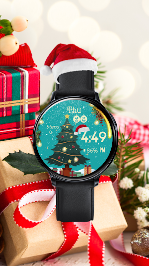 Christmas Tree Watch Face Screenshot 3