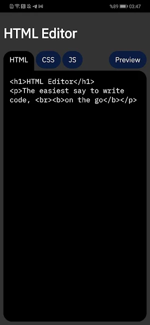 HTML Editor Screenshot 3