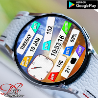 [N-SPORT147] White Watch Face