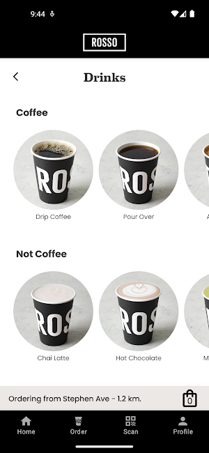 Rosso Coffee Roasters Screenshot 2
