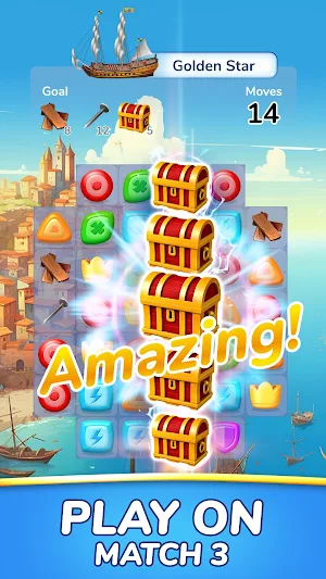 Ship Master: Match 3 Port Screenshot 0