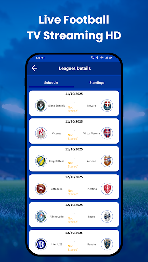 Live Football TV Streaming HD Screenshot 1