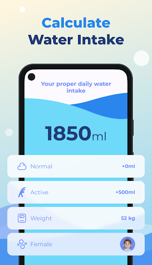 Drink Tracker Water Reminder Screenshot 1