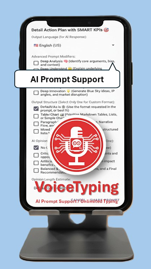 VoiceTyping-Notes & AI Prompt Screenshot 2