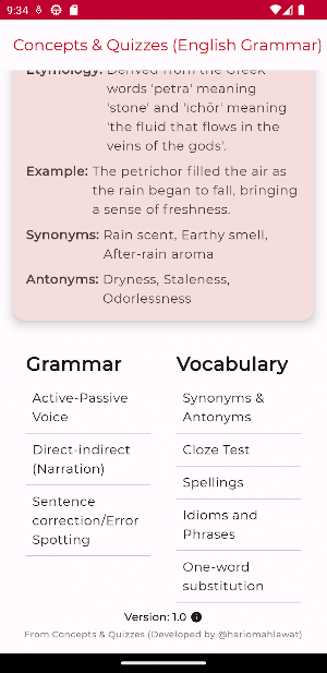 SSC English Screenshot 1