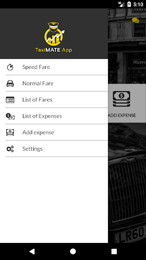 TaxiMate App Screenshot 1
