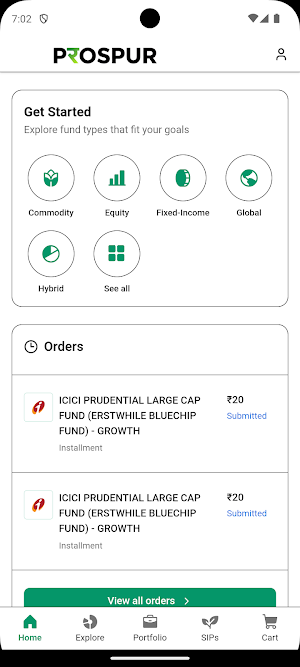 Prospur - Invest & Grow Wealth Screenshot 1