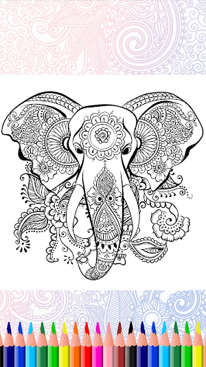 Mandala coloring pages - mandala art easy Screenshot 0